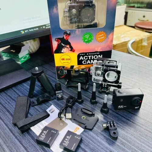 4K HD Action Camera with Wi-Fi | 170° Wide Angle screenshot 1